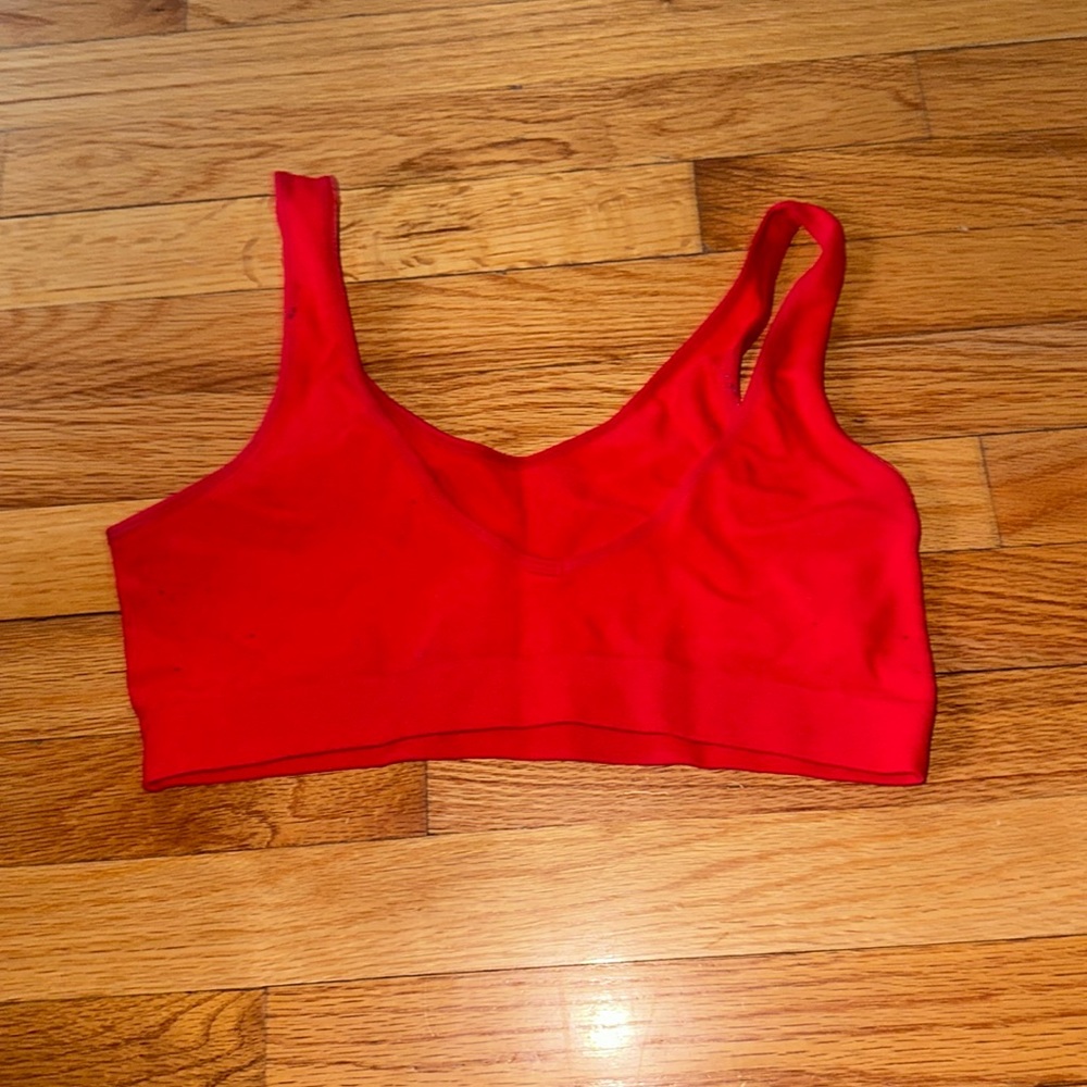 red tank top